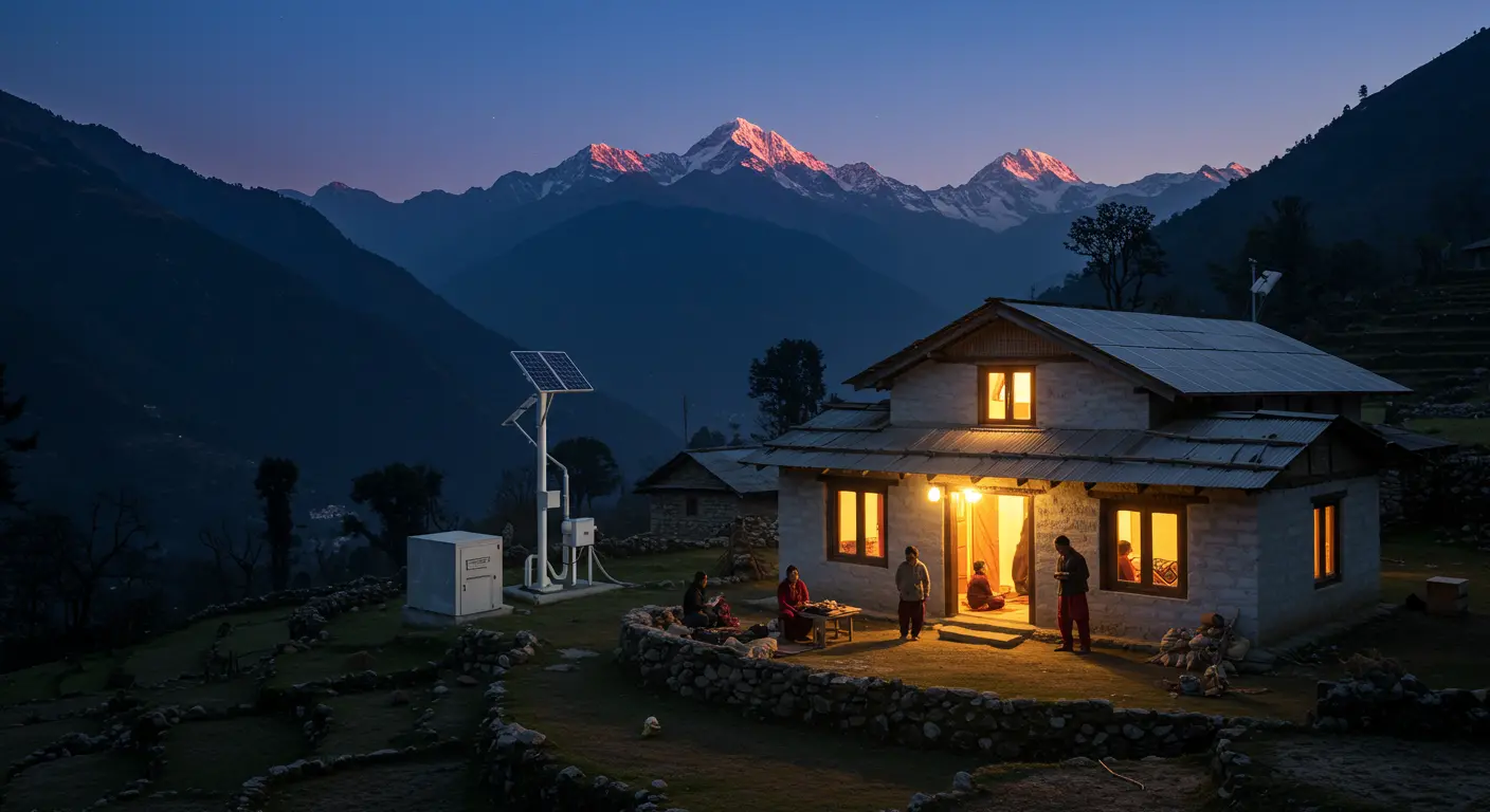 Solar and River Energy to Everyone: Solutions in Hydropower and Solar Panels Provide Light and Heat to Remote Villages